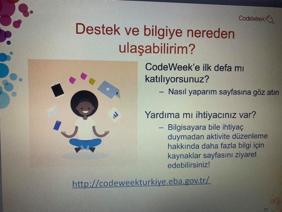 bircankeles's tweet image. Temel Kodlama Becerileri çevrimiçi eğitime katılan 414 öğretmenimize çok teşekkür ederiz.@MersinMEM Codeweek şifresi (cw19-sRBmJ)
ile etkinlik kaydı yapabilir, #Code4All Mükemmellik sertifikası alabilirsiniz
@ziyaselcuk 
@mhbucuk 
@AdemKoca46 
@tretwinning 
@CodeWeekEU 
#CodeWeek