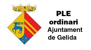 El proper dimarts 17 de setembre, a les 20h, hi haurà ple ordinari a la Sala de Plens Municipal de l'Ajuntament de Gelida.