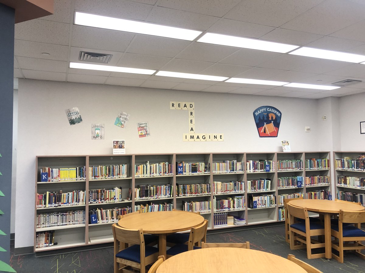 BISD_Libraries's tweet photo. Mrs. Kerry Gray, the new #LibraryMediaSpecialist at @Mitchell_BISD's Library is #ReadyForAdventure!  #LoveOurBISDLibraries #EncourageTheHeart #TellTheStory #BeEssential #LibrariesAreEssential #Essential8 
@BryanISD .
  
@BISD_ITech https://t.co/lysjIg7p35