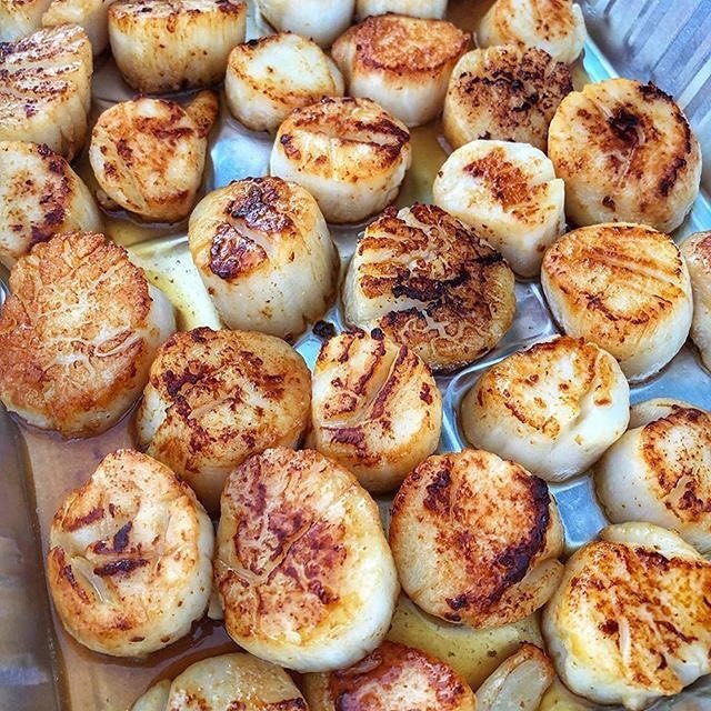 Scallops, scallops and more scallops.  Keep 'em coming!
.
.
.
Pic courtesy of @nintendough84
.
.
.
#scallops #seafoodlover #seafoodlovers #crustacean #seared #grilled 
#yummm  #realfood  #cheflife #chefsofinstagram #buzzfeedfood #huffposttaste #truecooks… ift.tt/2ZWt5U8