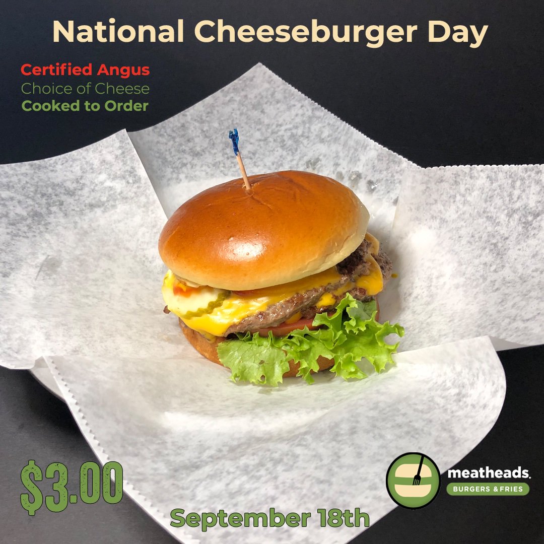 RT for your chance to win an app credit to celebrate #nationalcheeseburgerday 
RTRTRTRTRTRTRTRT