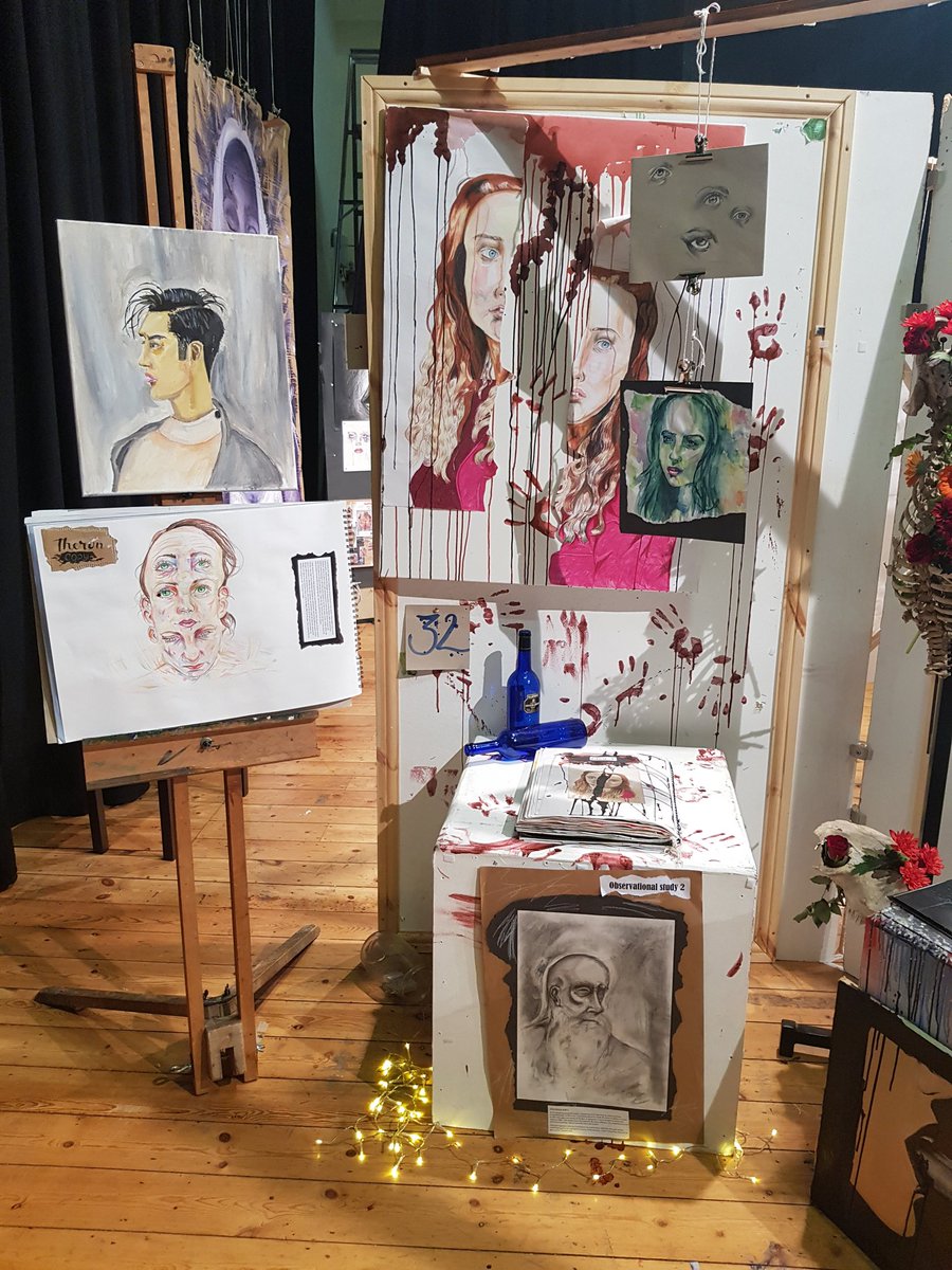 art_ridgeway's tweet photo. Just some of the images from a fantastic opening evening at #Create19. Such positive reviews of all the fantastic work from last years KS4 & 5 Cohort 🙌 https://t.co/sgIYFRKL7T