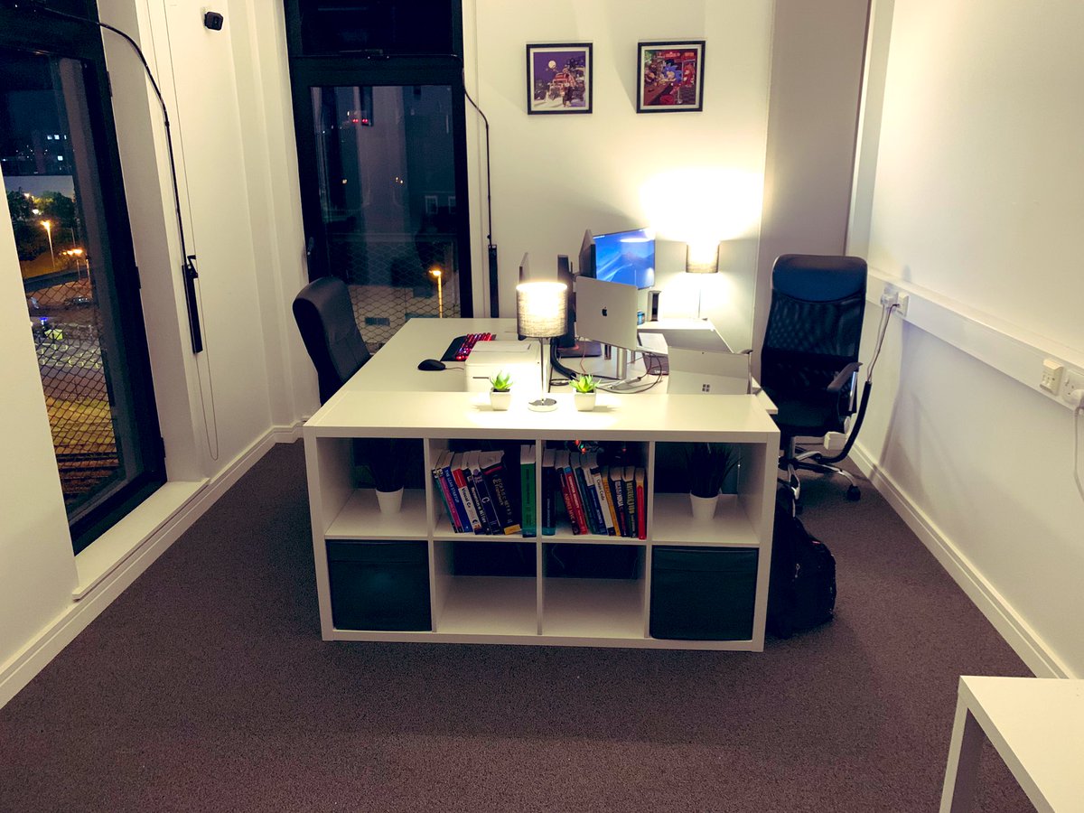 PositSoftware's tweet image. Office is coming along nicely.