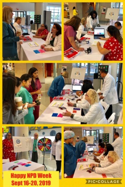 Sharing what Nursing Professional is all about in Children’s Hospital. Look for us Thursday in Milstein lobby
