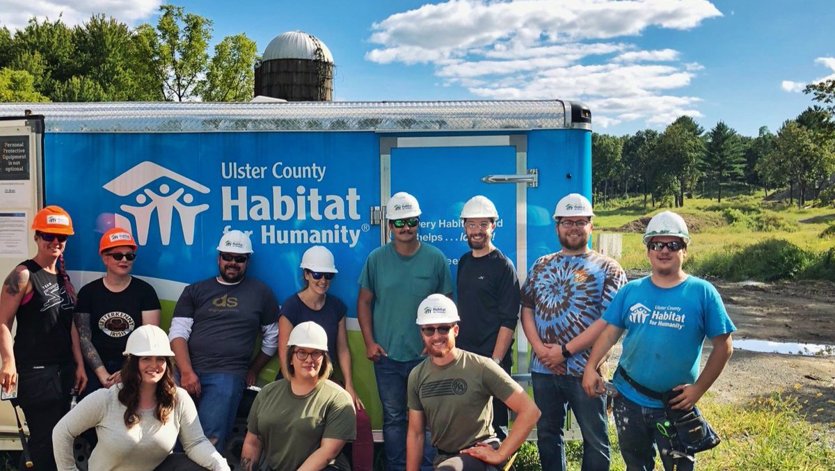 We're taking team building to the next level with @ulsterhabitat: d360.co/1ma8 #DragonsAreReal🔥 #habitatforhumanity #home #community #giveback #build #volunteer #hudsonvalley