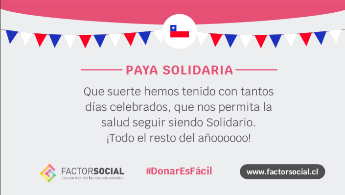 Factorsocial_FS's tweet photo. #18Solidario #DonarEsFácil #FactorSocial https://t.co/kcKI7gAZ47