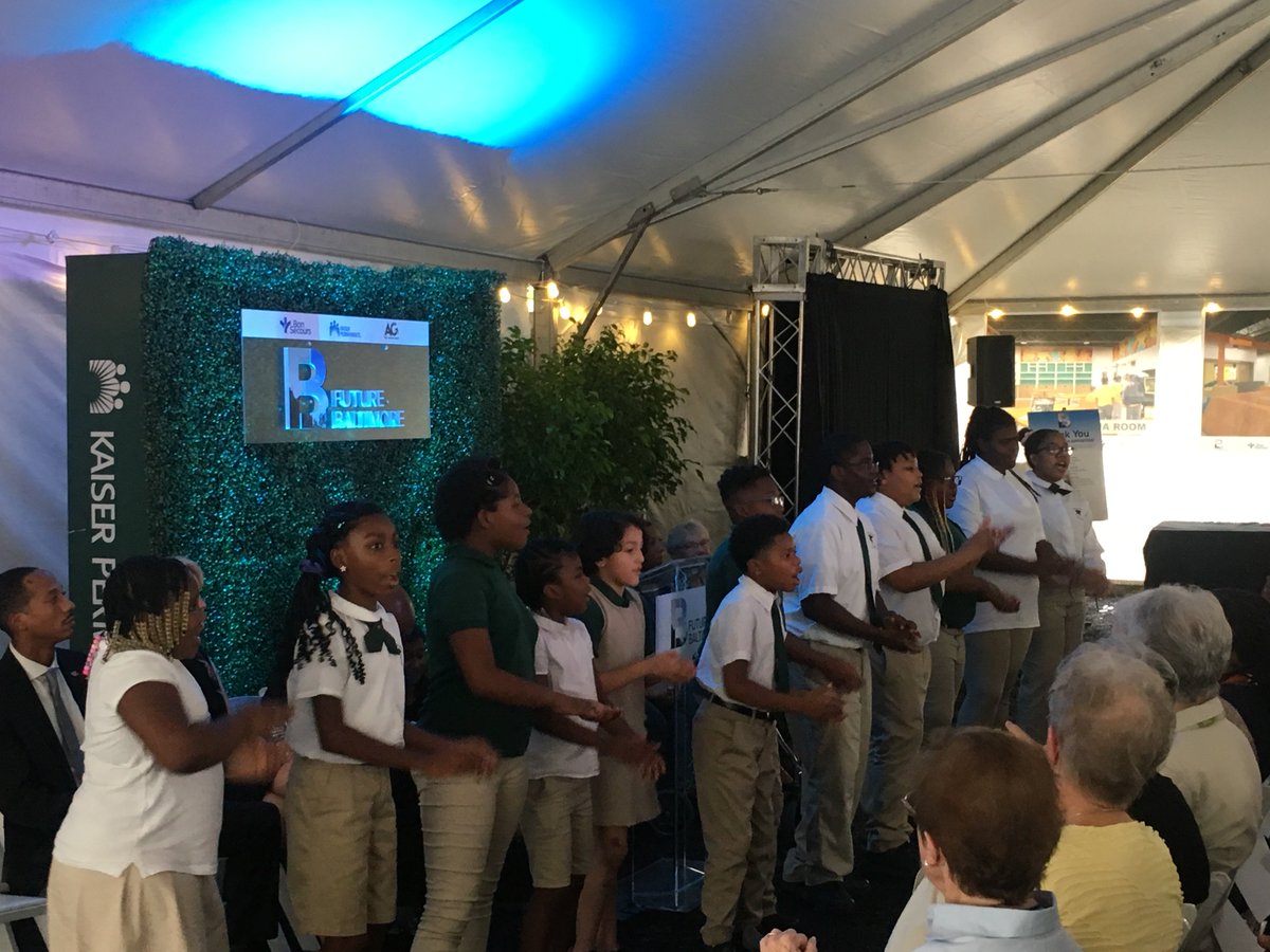 Thank you to the students at Positive Youth Expressions for their performance at today’s groundbreaking of the new <a href="/futurebalt21223/">Future Baltimore</a> community resource center on South Payson Street!