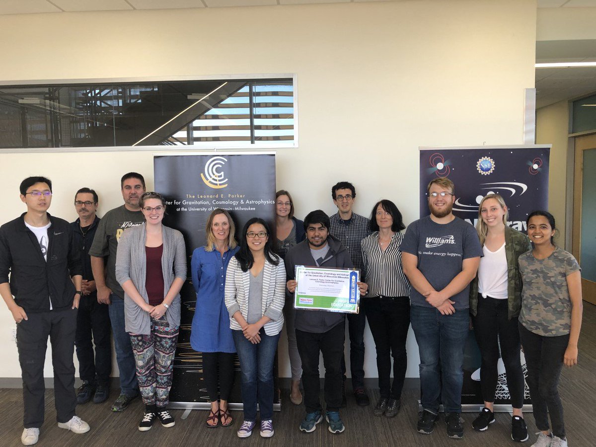 UWMCGCA's tweet photo. The NANOGrav/UWM CGCA Makerfaire crew #cgcamaker #mkemakerfaire #science #outreach https://t.co/ycmRGh6oQH
