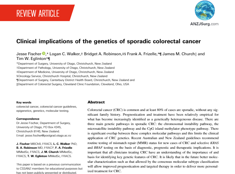 Dept Surgery & Critical Care University of Otago tweet media