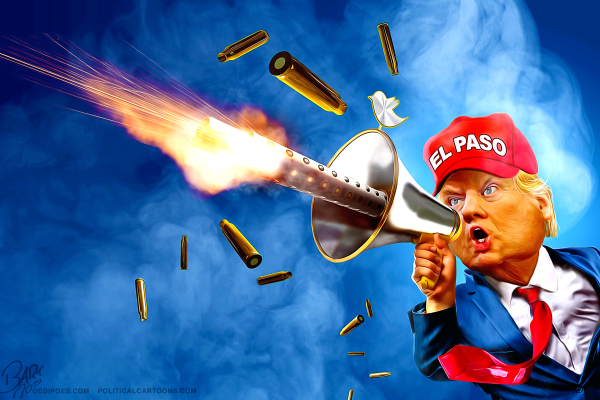 TomthunkitsMind's tweet photo. El Paso Shooter Got His Marching Orders From The Chief. https://t.co/NV0MzymCYo