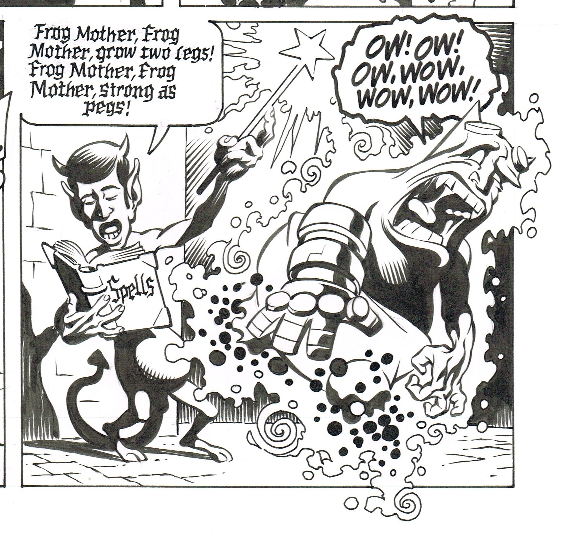 Happy birthday to Mike Mignola, who foolishly once let me and Bill Wray change the diaper on his baby! 