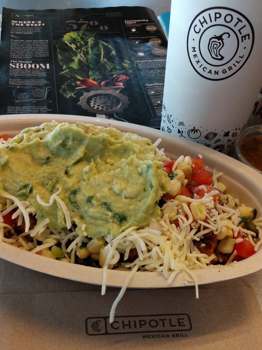 Frank Mullens Pa Twitter Chicken Burrito Bowl Add Guacamole At Chipotle On Nationalguacamoleday W Fastcompany S Where S The Beef Plant Based Meat Is Gaining Chipotle Mexican Grill Chipotletweets In Mission Hills