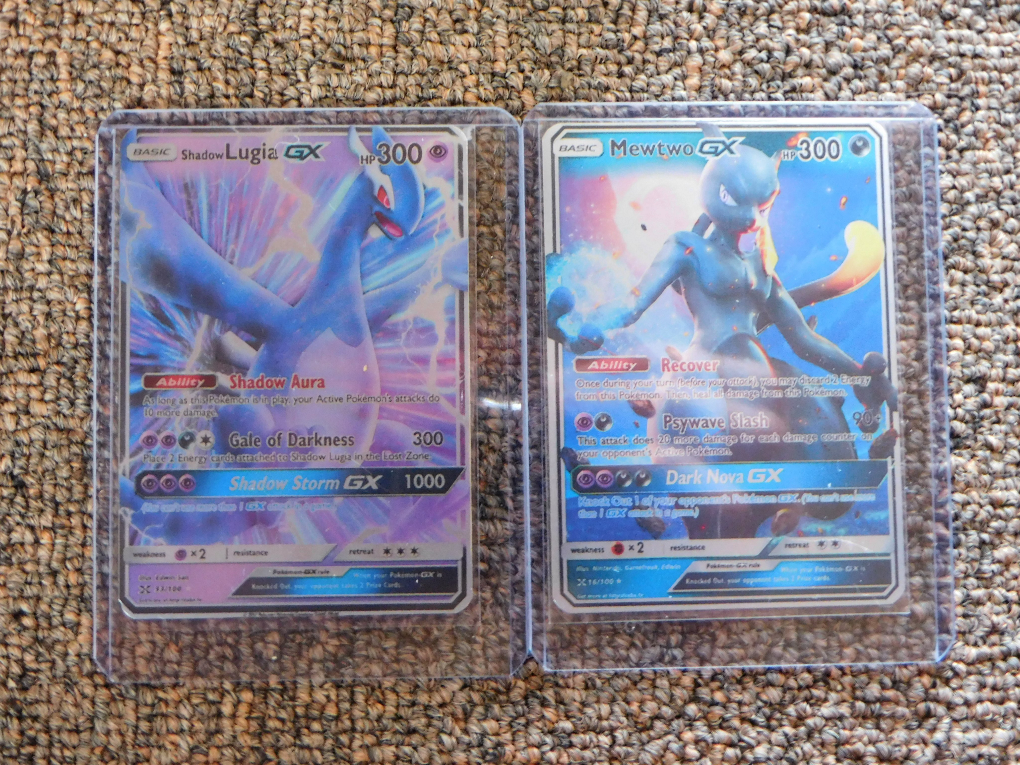 Shadow Mewtwo & Lugia Tag Team GX Custom Made 