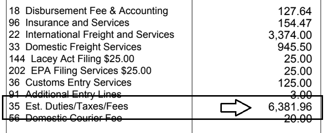 For those who asked about the new Trump tariffs hitting my business:I paid $948 in tariffs/taxes earlier this year compared to the $6,382 today.Amazingly enough China did not pay the $948 nor will they pay the $6,382.Almost as if Trump lies all the time. About everything.