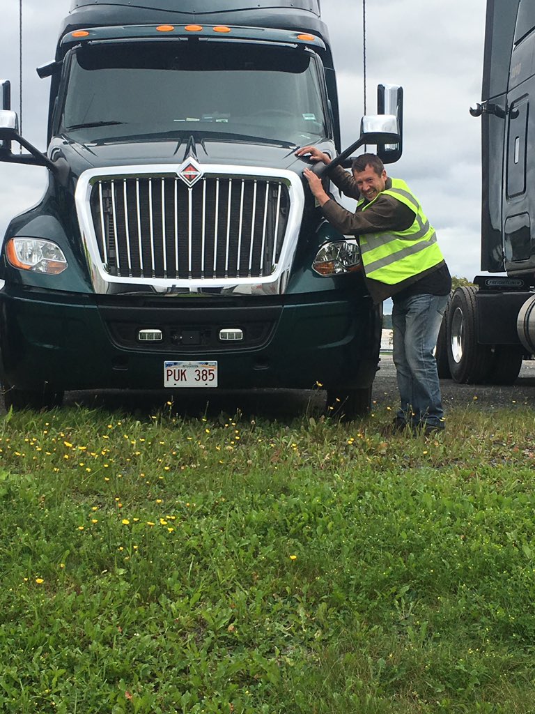 McConnellTransp's tweet photo. Look who is sporting around in his new truck...Congratulations Stanislav #mcconnelltransport https://t.co/an8uzwLZnm