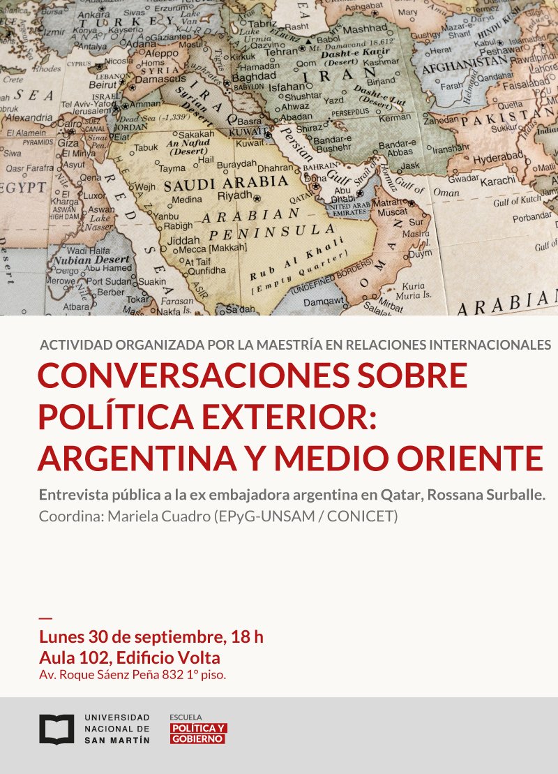 marielacuadro's tweet photo. Ya q estamos en tema, les recuerdo q el 30/9 vamos a estar conversando con la ex embaj argentina en Qatar sobre la vida en el Golfo, política ext arg hacia Medio Oriente y, x supuesto, coyuntura. Todxs invitadxs a debatir ! https://t.co/8L6pRYzxgN