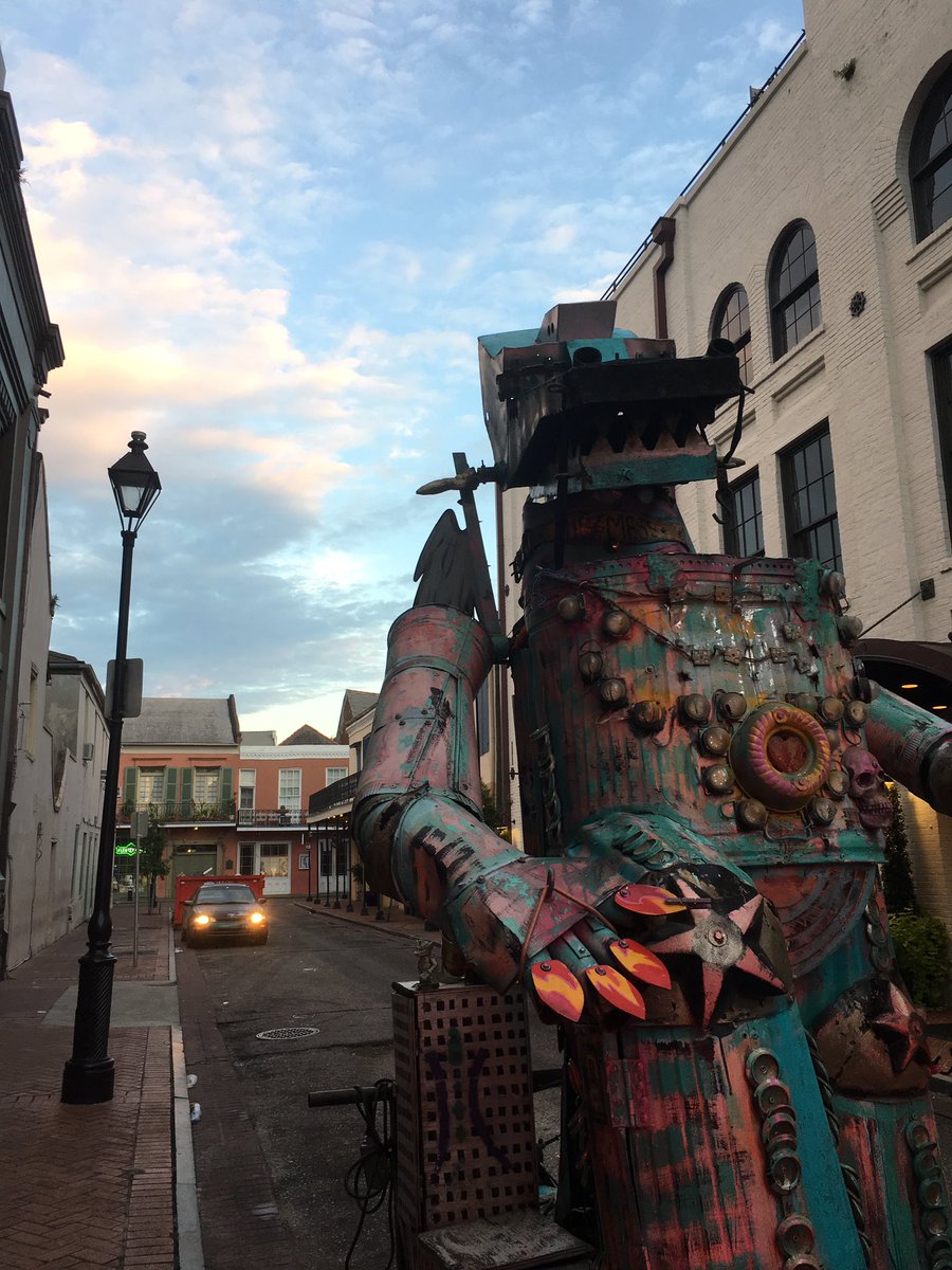 rainczk's tweet photo. Spent the day towing this hot mess across two states. Excited to have a flaming kaiju come live with us <3 #artandpropane #flameeffects #mechagator #atx https://t.co/wM3ATUyjQx