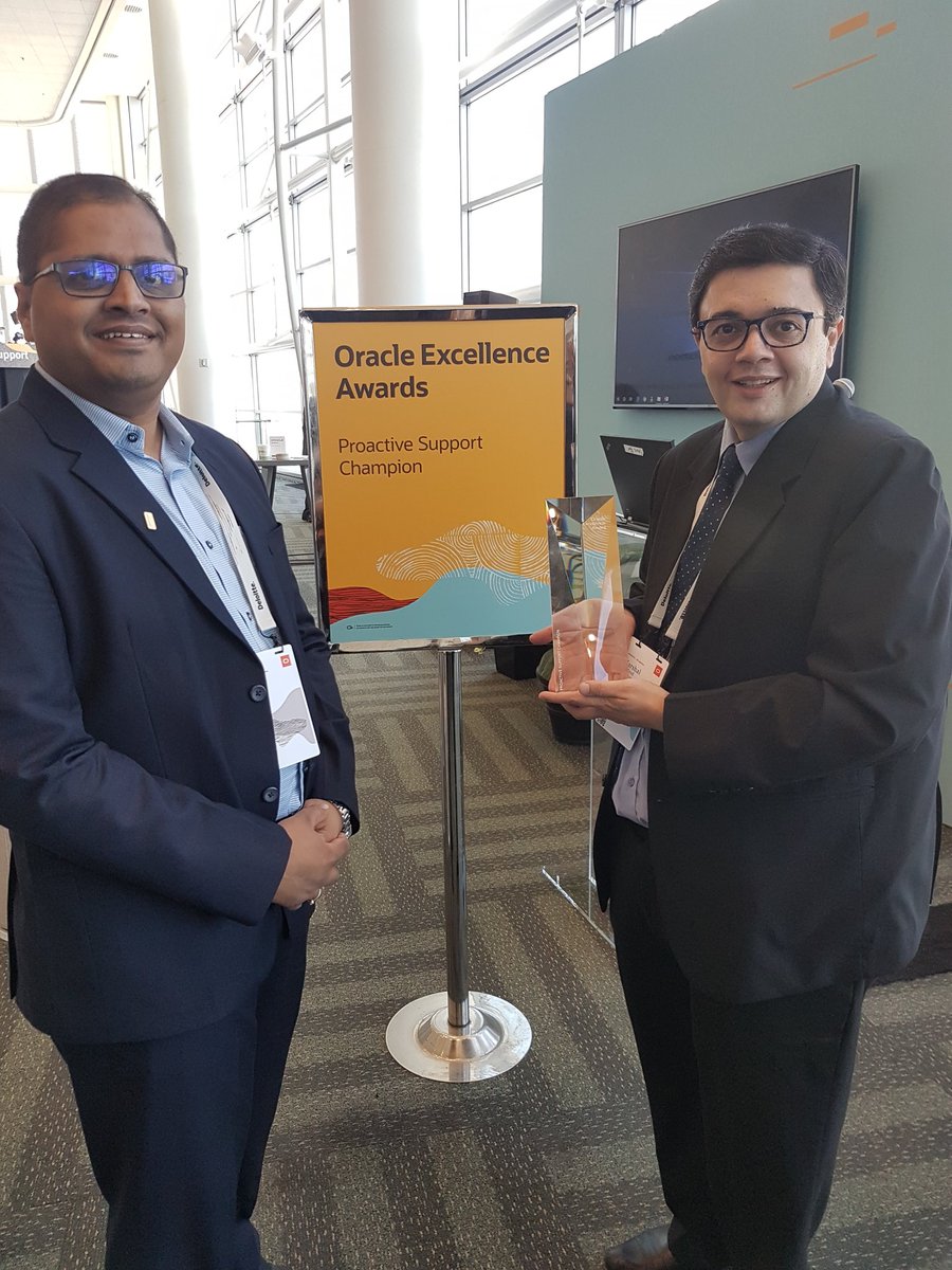 gr66511's tweet image. ICICI bank . Proactive support champion @ OOW19.  #OOW19 #OracleFieldSupport