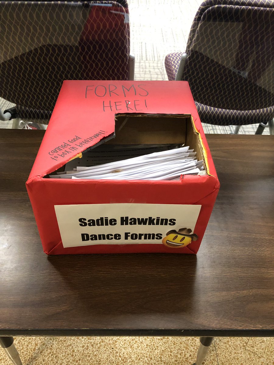 Ucrew2020's tweet photo. Don’t forget to grab a form in front of the main office for the Sadies dance THIS SATURDAY‼️forms are due FRIDAY- everyone must turn in a form, bring a can and pay admission in order to get into the dance🤠 https://t.co/T56xHE17O3