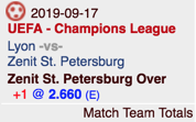 EagleTipsF's tweet photo. bonne confiance
#EagleTip22
17/9 18h55 CL,
Lyon - Zenit,
Over 2.5 @ 2
0.5%
#EagleTip23
Away Over 1 @ 2.66
0.25%
#TeamParieur #CLR1 #LYON #ZENIT https://t.co/SZnkZkSKIc