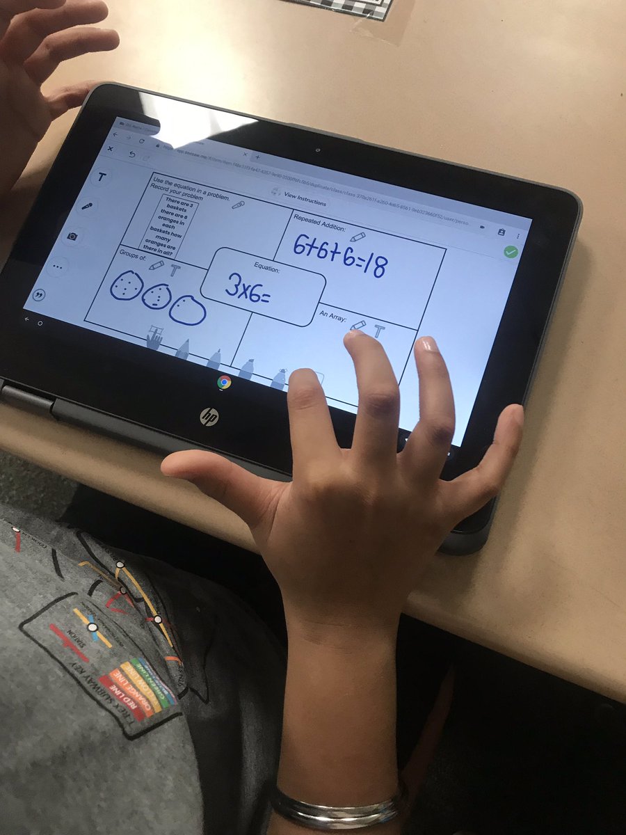 missdillteaches's tweet photo. So excited to try our first @Seesaw lesson this morning! The best quote today was, “It doesn’t even feel like we did math, we just had fun!” 👏🏼👏🏼👍🏼👍🏼 @UHHTSD @WeAreHTSD  Thank you for the recommendation @KamiButterfield !!! https://t.co/FetKXoEa3o