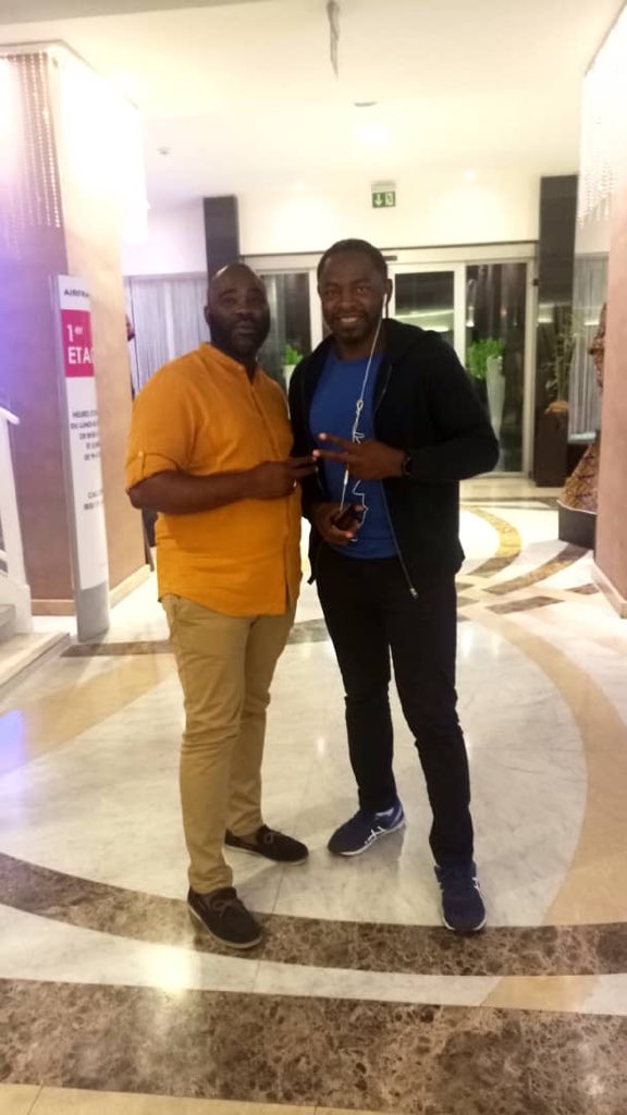 Amfofficiel's tweet photo. @bidjeck déjà à Kinshasa pour l’african music forum. #roadto19sept https://t.co/JSIHHuR8wv
