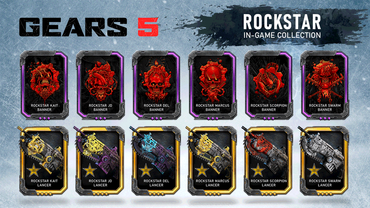 To celebrate #Gears5 setting records as the biggest game we have launched of this generation, I am going to be giving away <a href="/rockstarenergy/">Rockstar Energy Drink</a> tokens. RT for chance to win Boost, Supply Drop, stackable Xbox Live Gold, and Game Pass! *Everyone eligible* gears.rockstarenergy.com/en-US/