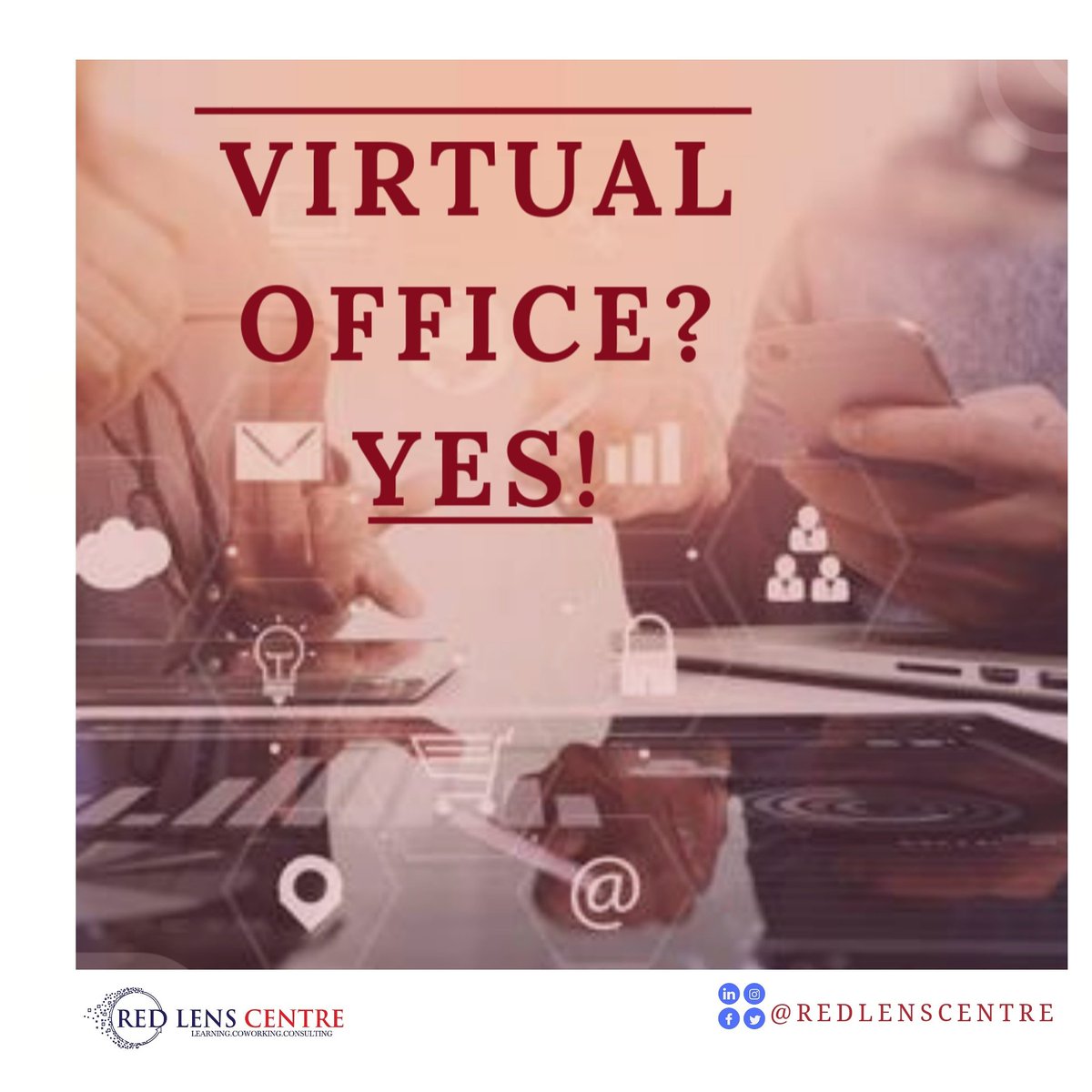 Redlenscentre's tweet photo. Are you a startup or an entrepreneur? Do you need a virtual office with so many amazing benefits? Then watch this space!
#virtualoffice #Branding #Entrepreneur #Entrepreneurship #StartupNigeria #Startups #RedLensCentre #Freelancing #Entrepreneurlife #SME #SMELagos #SMENigeria https://t.co/SzVtKgUrUD