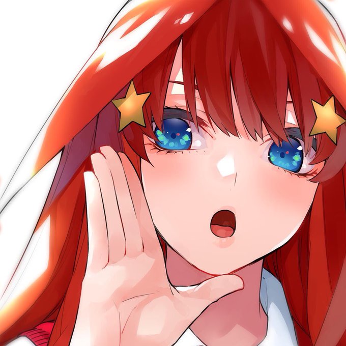 一等星(にのまえとうせい)さんがTwitterに投稿した中野五月(五等分の花嫁)のイラスト。