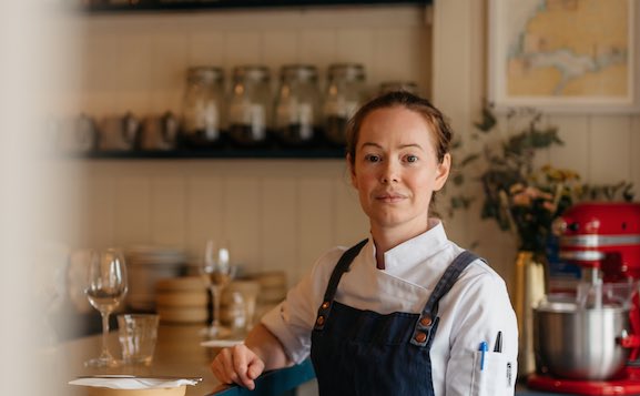 FoodandTravelHQ's tweet photo. It’s the one you’ve all been waiting for: sponsored by @VisitGreecegr our Breakthrough Chef of the Year is Roberta Hall-McCarron of @LittleChartroom and @arehaul21 – congratulations! #FandTAwards https://t.co/l9z0qhvUYr