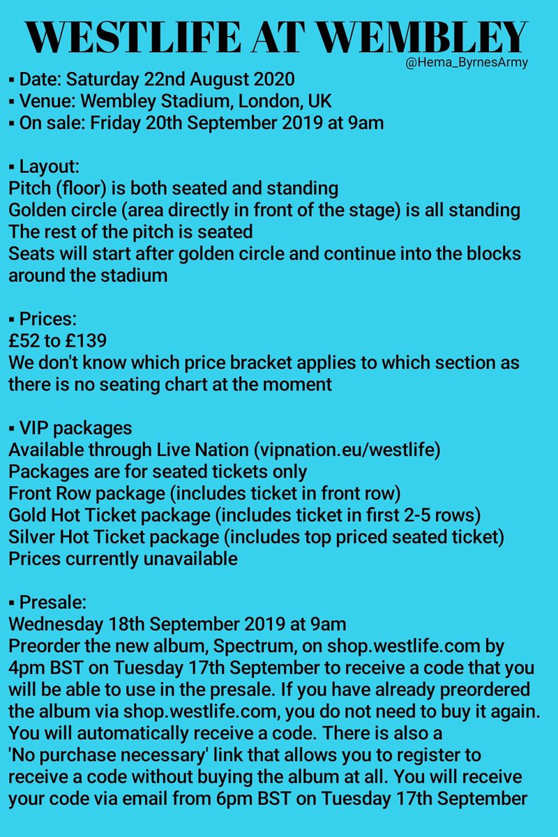 Croke Park Seating Chart Westlife