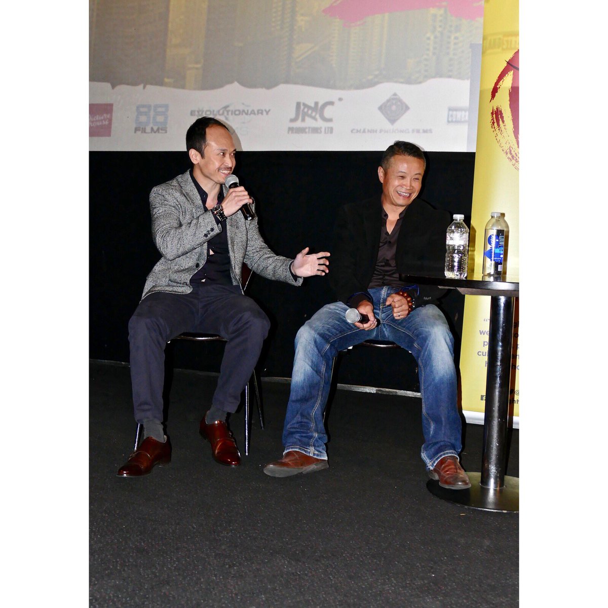 FSFilmFestival's tweet photo. We had the pleasure of having @jasonninhcao and @vincentwang99 of Lôi Báo at #fsff2019
We screened Lôi Báo and had the opportunity to have a q+a with Jason Ninh Cao and Vincent Wang.
Photography by @elaraj https://t.co/s0WtNweBvp