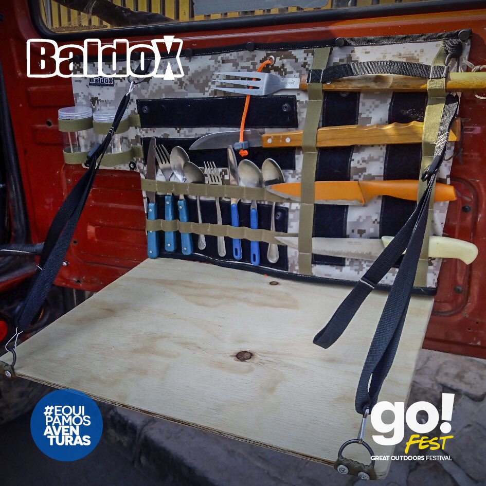 GoFest_Chile's tweet photo. En #BaldoxAccesorios se especializan en la creación y desarrollo de innovadoras soluciones para el mundo Overland y 4x4 con productos para vehículos y camping. Del 25 al 27 de Octubre en #GoFest2019 como siempre en el #ValledeCuracaví 🍃🙌🏼 #GoFestChile #EquipamosAventuras https://t.co/YIv4gtKYC0