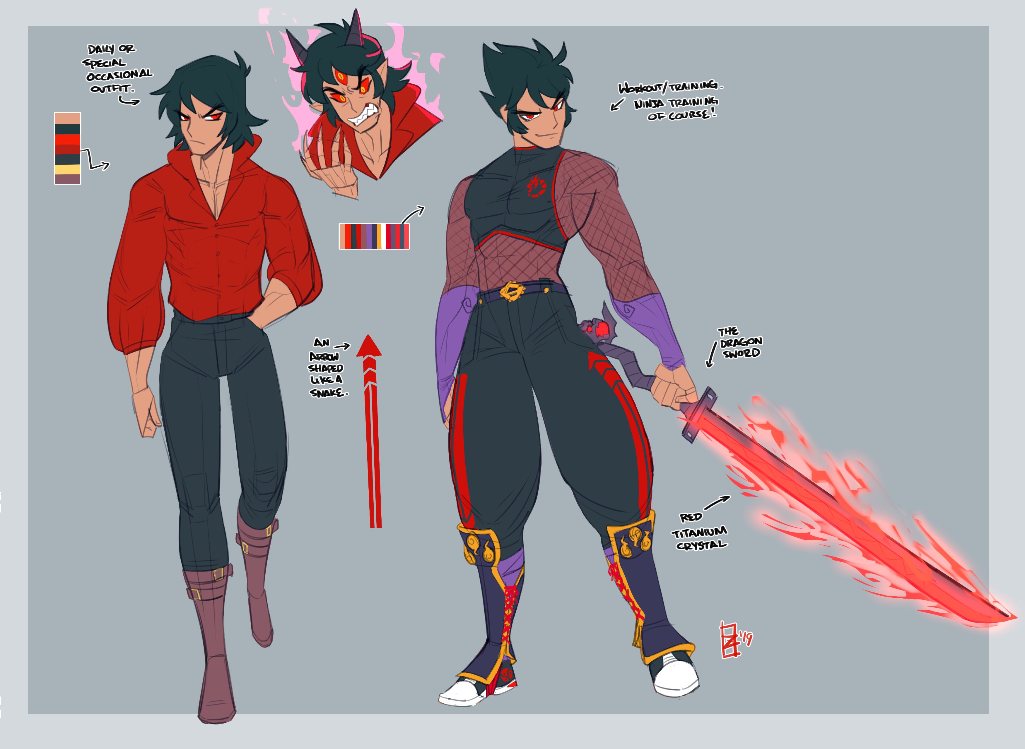 Modern ninja outfit hotsell