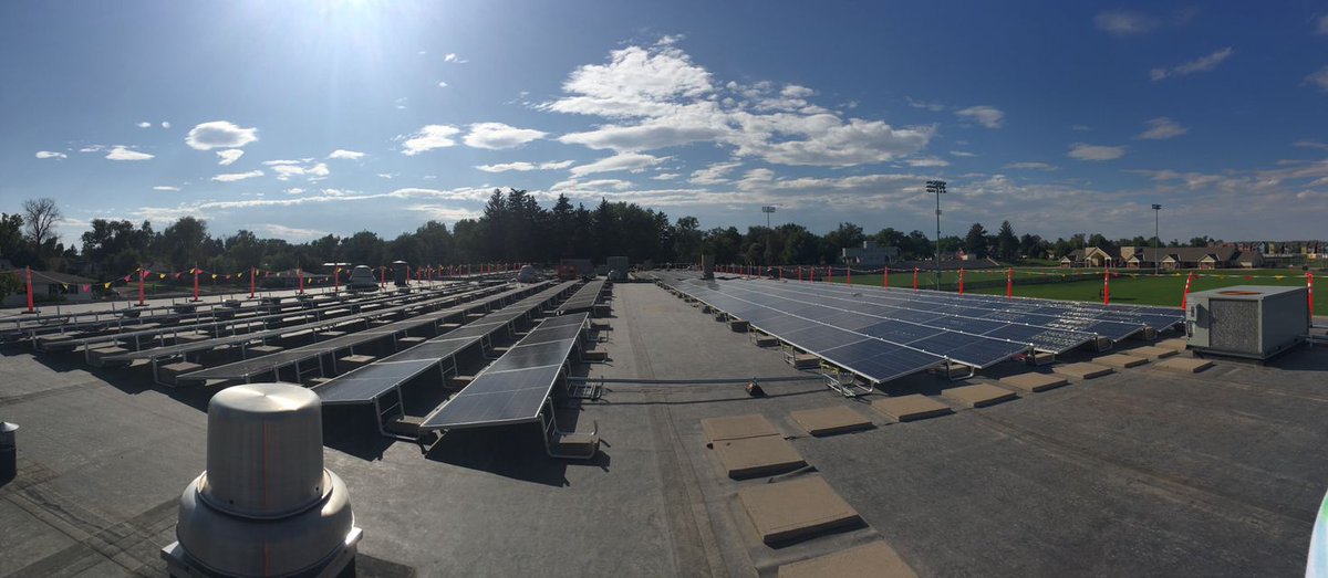 UNCEarthEnviro's tweet image. Members of Student LEAF got a sneek peak today of our new solar array!

Join us Sept 20th for an unveiling event on Jackson Field with speakers, demonstrations, and a happy hour at Green Earth Brewing buff.ly/2HM6S0C