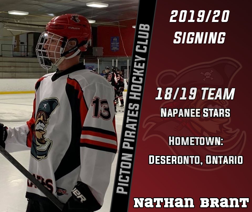 PictonPirates's tweet photo. 🚨Signing Announcement🚨
The Pirates are pleased to welcome Nate Brant from the Napanee Midgets. https://t.co/ccPSq6hLbL
