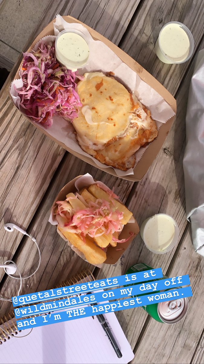 Cat Polivoda (@catpolivoda) on Twitter photo Hi! <a href="/QueTalEats/">Que Tal Street Eats</a> is at <a href="/WildMindAles/">Wild Mind Ales</a> todayyyy til 8PM! Yummmm! So delicious (like always)!!!
Also, Wild Minds, your playlist has been a little random and very enjoyable! Hi! <a href="/QueTalEats/">Que Tal Street Eats</a> is at <a href="/WildMindAles/">Wild Mind Ales</a> todayyyy til 8PM! Yummmm! So delicious (like always)!!!
Also, Wild Minds, your playlist has been a little random and very enjoyable!