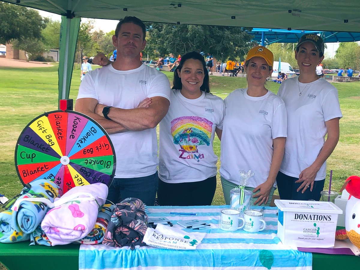 Nonprofit4Kids's tweet photo. We had a wonderful time celebrating all #ChildhoodCancer warriors at the  #SeptemberChamp 5k! Great turnout, awesome people, and the best way to spend an AZ Saturday morning with the childhood cancer community during #ChildhoodCancerAwarenessMonth 💛🎗💛 #CRTCares https://t.co/IbqIDqlLDF