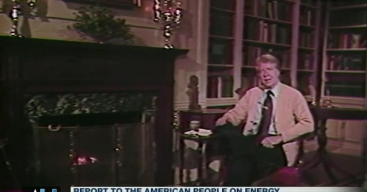 5- The national speed limit was 55 mph. Why? To save gas.Thermostats were 65-68 degrees in the winter. Why? To save energy. In 1977 Jimmy Carter sat by a fireplace & told us this was the only way to not be dependent on Mideast oil.