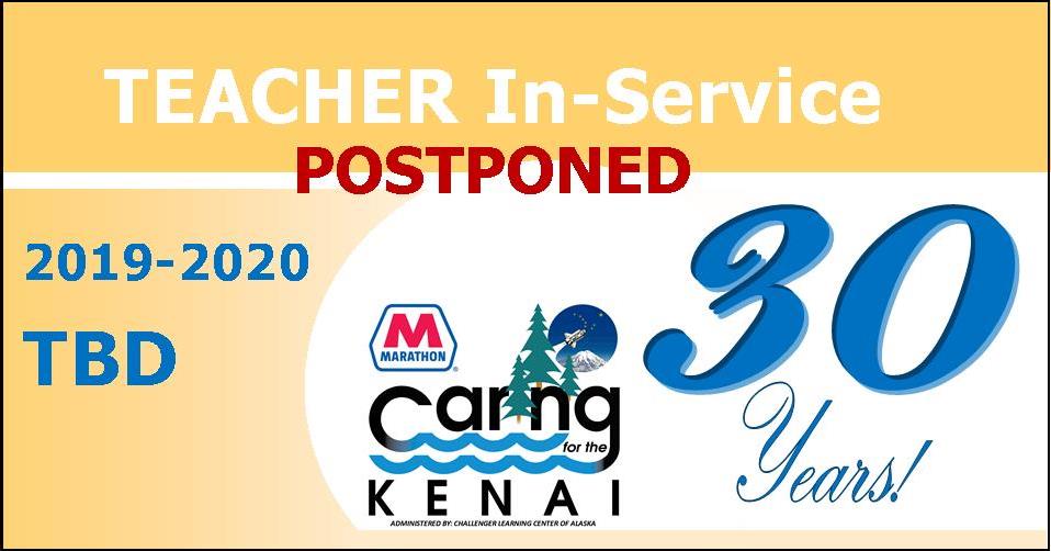 CFKenai's tweet photo. FYI- The Caring for the Kenai Teacher In-Service will be postponed until the strike has been resolved. We appreciate your support for Caring for the Kenai, and updates will be provided once we can make further plans.
@KenaiChamber @kpbsd https://t.co/ixuK8MyXJ8