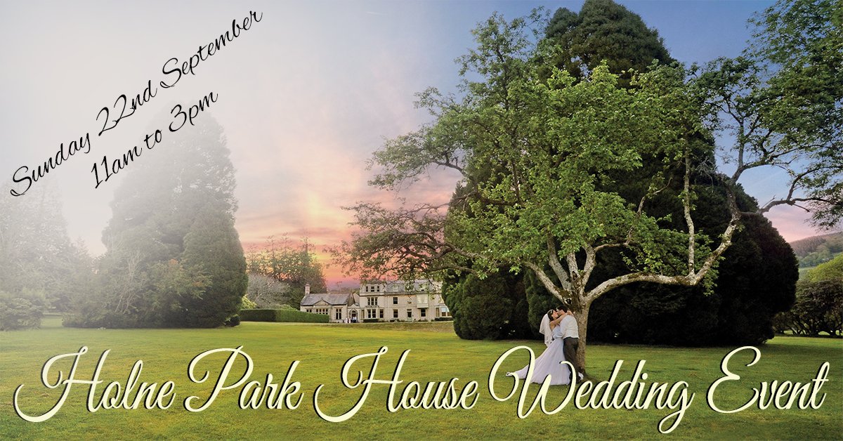 @HolneParkHouse annual open wedding event is on Sunday 22nd September from 11-3pm. 

Situated in the heart of The River Dart Country Park, this stunning venue is perfect for your wedding day. 

@WhatsonSW @WhatsOnWeddings @GuidesForBrides @BrideSouthWest @brides @WEDMAGAZINE