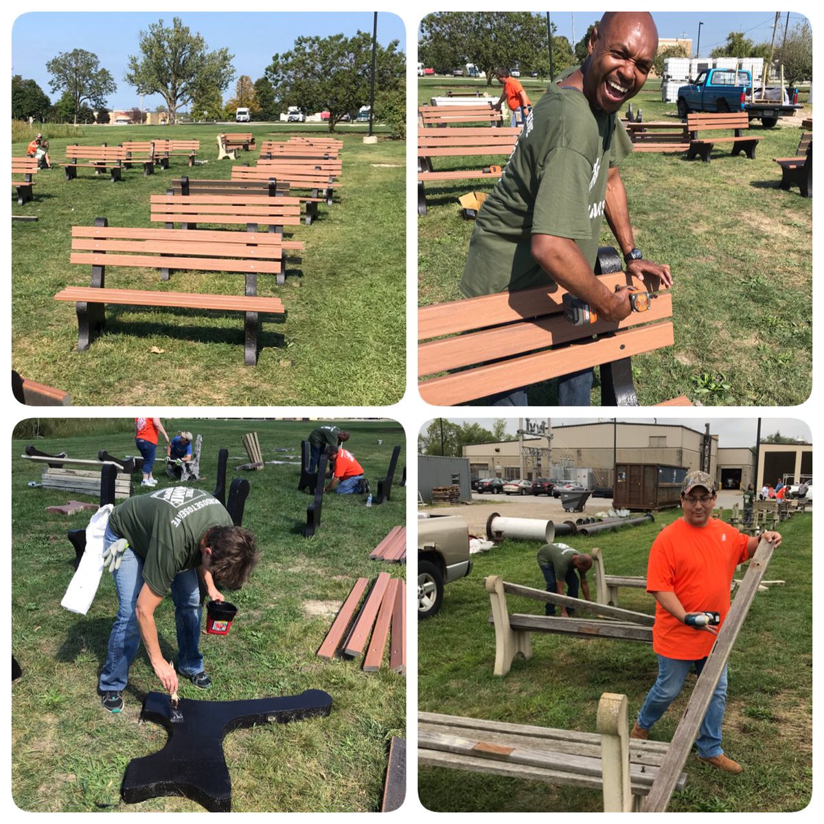 #TeamDepot #CelebrationOfService It’s all coming together @ The Ohio Veterans Home of Sandusky. @LarenzoOates @collinshd @John_Lerch @Blewitt1C @anthony23639629 @D117Cle