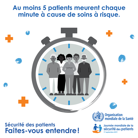 ONU_fr's tweet photo. Au moins cinq patients meurent chaque minute à cause de soins à risque.
En savoir plus avec @WHO sur la toute première Journée mondiale de la sécurité des patients célébrée mardi : https://t.co/eeXGgJiadg #PatientSaf https://t.co/myvDDQM7ME