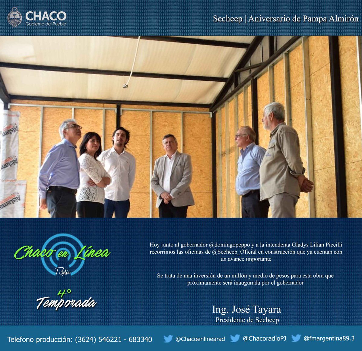 chacoenlinearad's tweet photo. Esto nos dijo el presidente de @Secheep_Oficial, Ing. José Tayara 👇
#ChacoEnLineaRadio 📻 https://t.co/HOUzbOe8iO