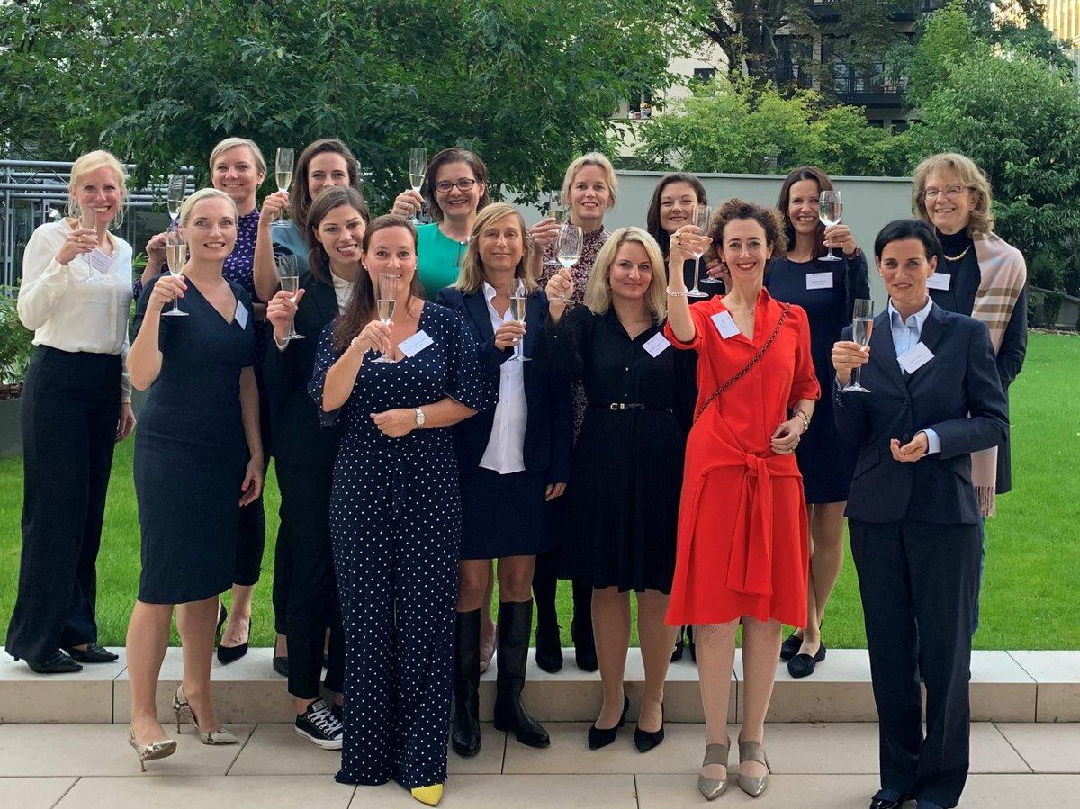 WWCDA1's tweet photo. On September 12, talented professionals from various cities in Germany gathered in Frankfurt to celebrate the launch of the Women’s White Collar Defense Association’s newest chapter. #wwcdagermany #womenleadership https://t.co/sAisV8ZtZJ