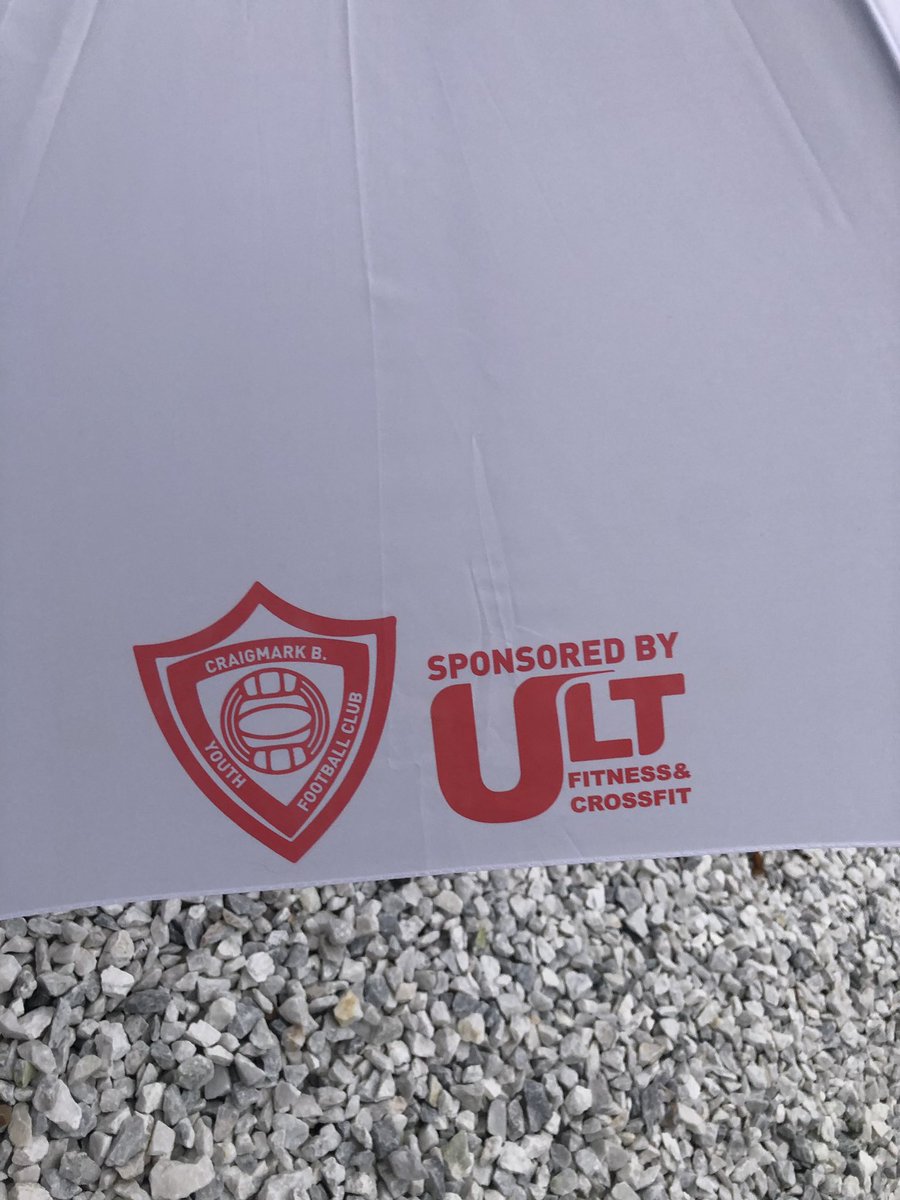 Craigmark youth fc (@craigmarkc) on Twitter photo Big thanks to our sponsor <a href="/ULTCrossfitAyr/">ULT Fitness</a> for purchasing some umbrellas for the parents while they watch their little ones living the dream. <a href="/MinutemanPress/">Minuteman Press</a> for designing the umbrellas and printing them for us. We will stay nice and dry on game days. MON THE WEE MARK ⚽️⚽️⚽️⚽️⚽️⚽️ Big thanks to our sponsor <a href="/ULTCrossfitAyr/">ULT Fitness</a> for purchasing some umbrellas for the parents while they watch their little ones living the dream. <a href="/MinutemanPress/">Minuteman Press</a> for designing the umbrellas and printing them for us. We will stay nice and dry on game days. MON THE WEE MARK ⚽️⚽️⚽️⚽️⚽️⚽️