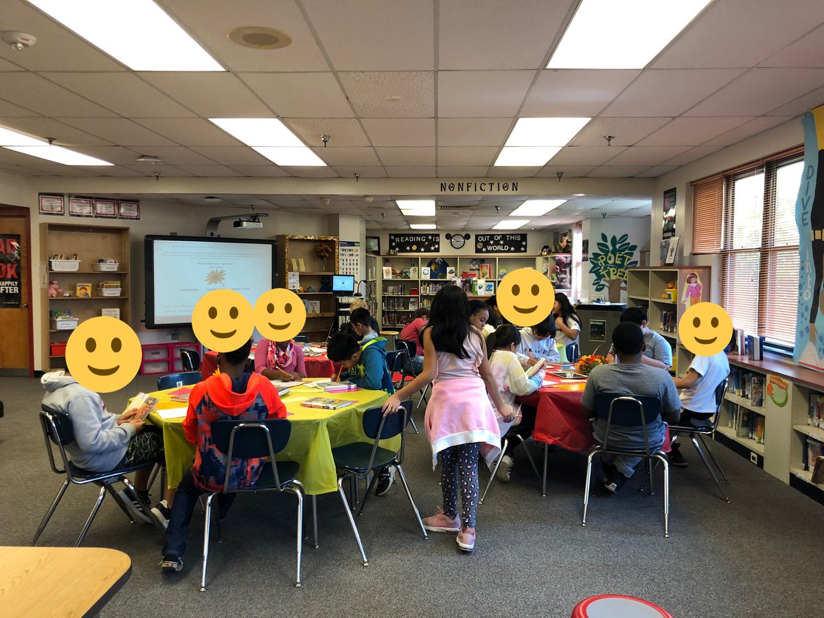 SKESLibrary's tweet image. A “taste” of Black Eyed Susans. Mrs. Williams’ class at our Book Tasting.  #maslmd