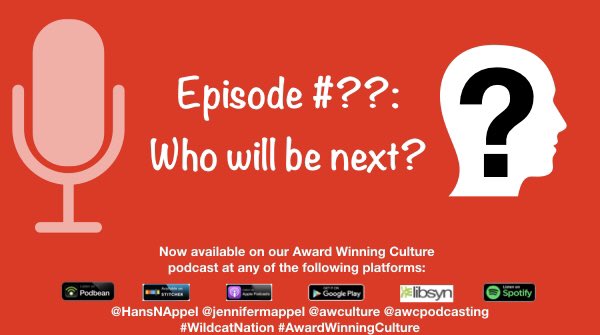 Do you know a student, parent, or educational leader who’s CRUSHING IT, in terms of Character, Excellence, and/or Community, at their school? Nominate someone or yourself TODAY, to be featured on our student-led #AwardWinningCulture podcast🎙 forms.gle/ejfViLiJRC82Dc…
