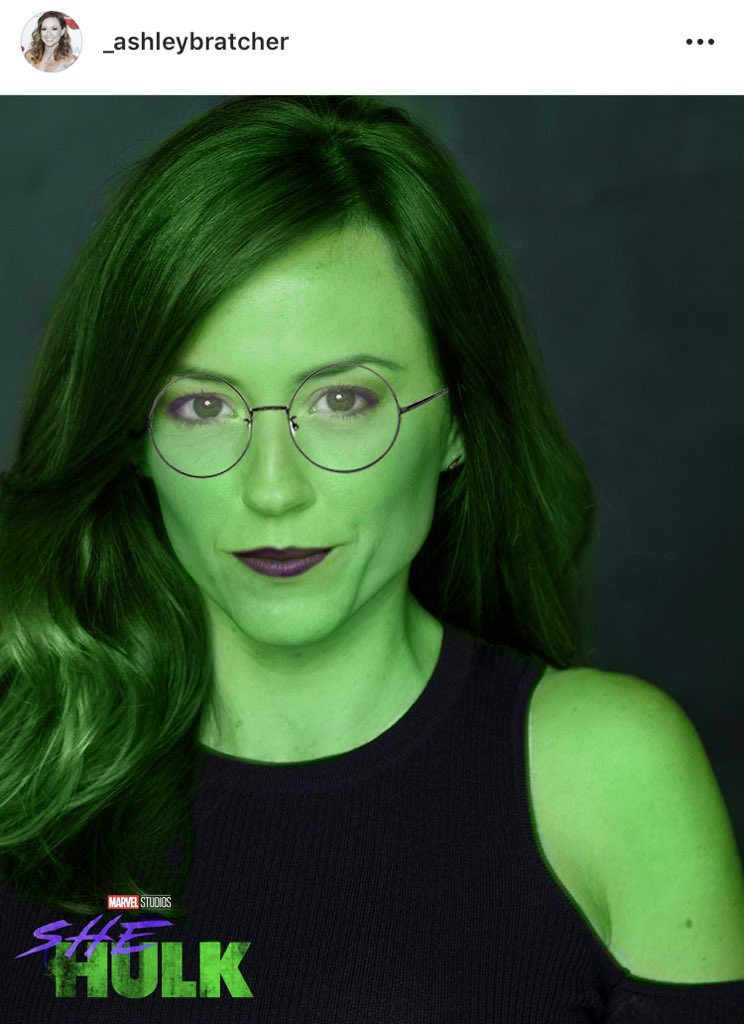 DavidTangible's tweet photo. @_AshleyBratcher @Disney @MarvelStudios Jennifer Walters lawyer she-hulk! Haha https://t.co/Qdb1MsKUaG