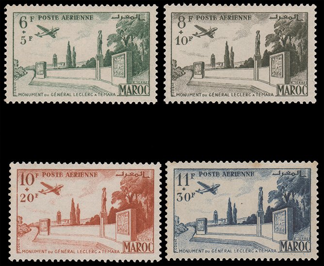 ParadiseVStamp's tweet photo. In our #F509 Sale! Open now, Ends Sep.20th 1pm EDT

FRENCH MOROCCO, 1952 AIR POST SEMI-OFFICIAL SET UNISSUED MINT, well-centered, very lightly hinged, 11f+30f tiny toning spot, very fine, scarce set

#Stamps #timbres #sellos #briedfmarken #francobolli

https://t.co/nI1V6AheJv https://t.co/wDzpxv5OOJ